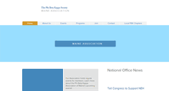 Desktop Screenshot of mainepbkassociation.org